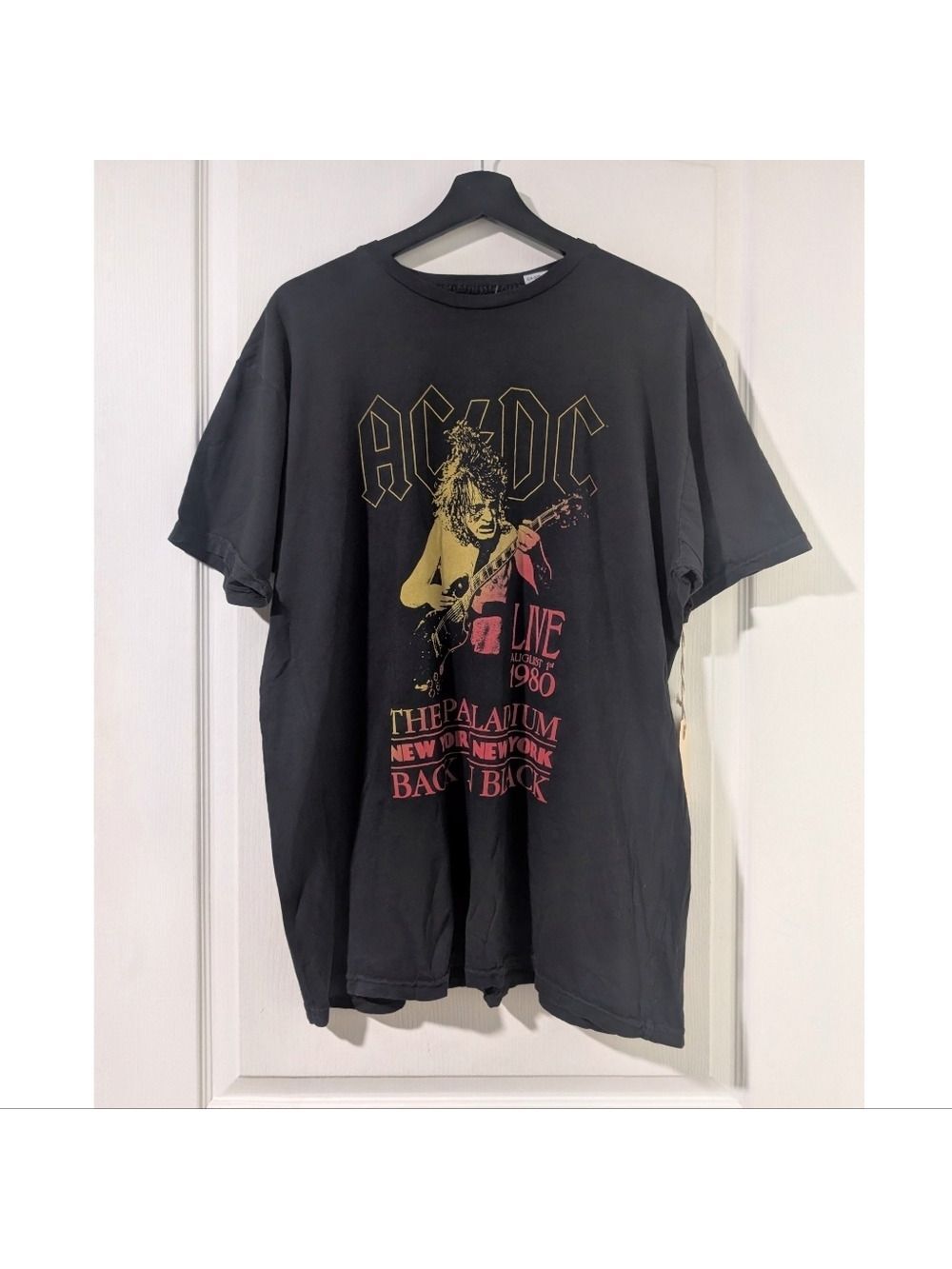 NWT Retro Brand AC/DC T-Shirt Back in Black Palladium 1980 | Made in USA